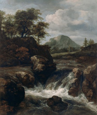 A Waterfall by Jacob van Ruisdael